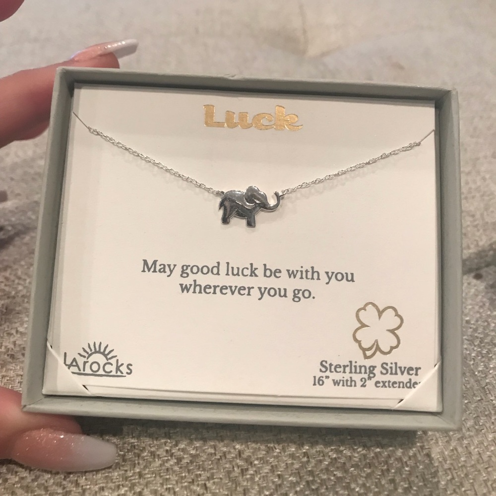 Lucky elephant necklace